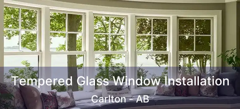  Tempered Glass Window Installation Carlton - AB