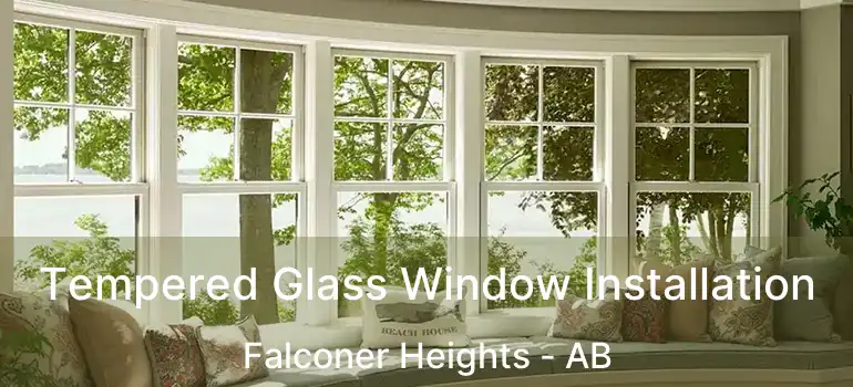  Tempered Glass Window Installation Falconer Heights - AB