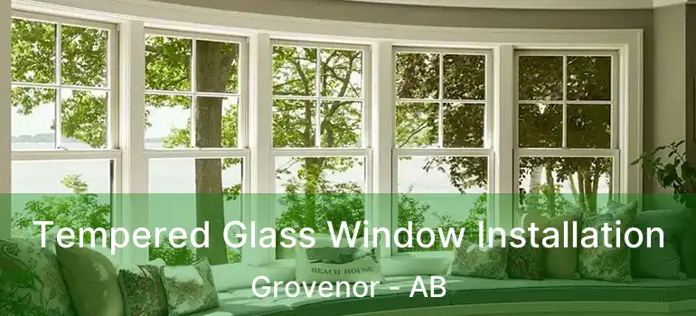  Tempered Glass Window Installation Grovenor - AB