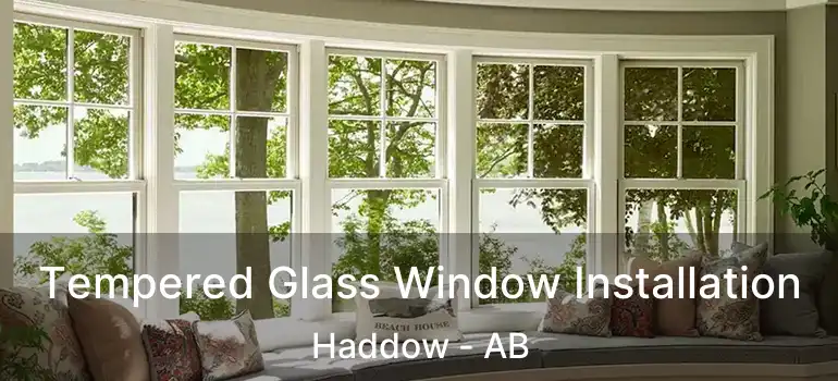  Tempered Glass Window Installation Haddow - AB