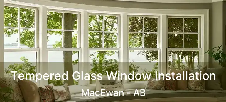  Tempered Glass Window Installation MacEwan - AB