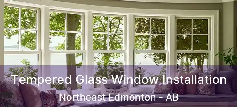  Tempered Glass Window Installation Northeast Edmonton - AB