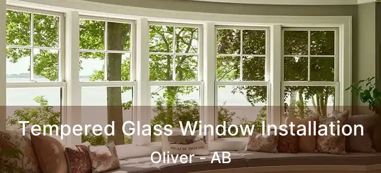  Tempered Glass Window Installation Oliver - AB