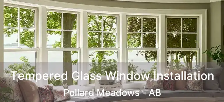  Tempered Glass Window Installation Pollard Meadows - AB