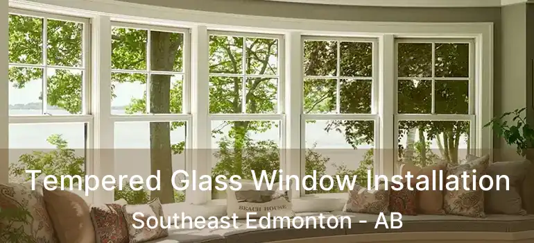  Tempered Glass Window Installation Southeast Edmonton - AB