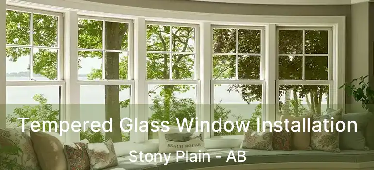  Tempered Glass Window Installation Stony Plain - AB