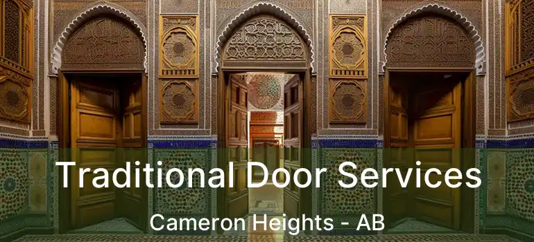  Traditional Door Services Cameron Heights - AB