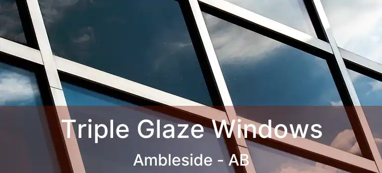  Triple Glaze Windows Ambleside - AB