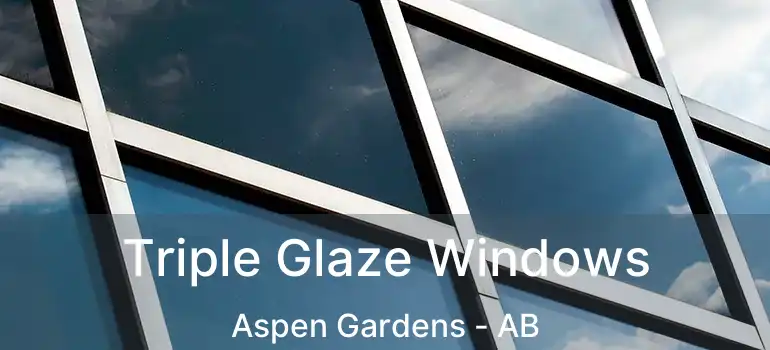  Triple Glaze Windows Aspen Gardens - AB