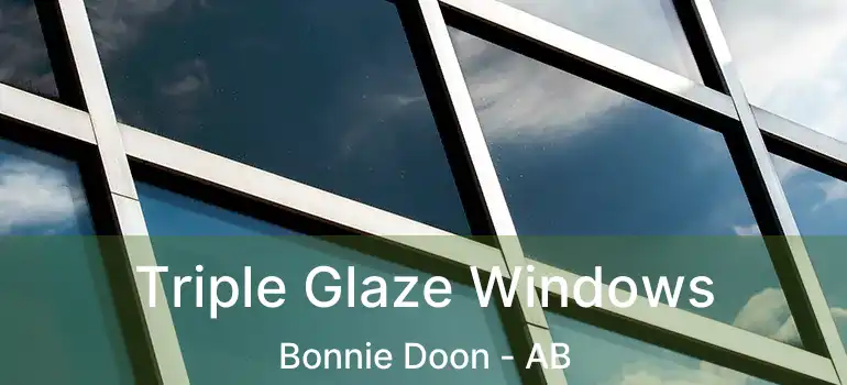  Triple Glaze Windows Bonnie Doon - AB