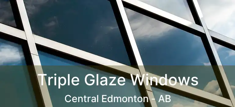  Triple Glaze Windows Central Edmonton - AB