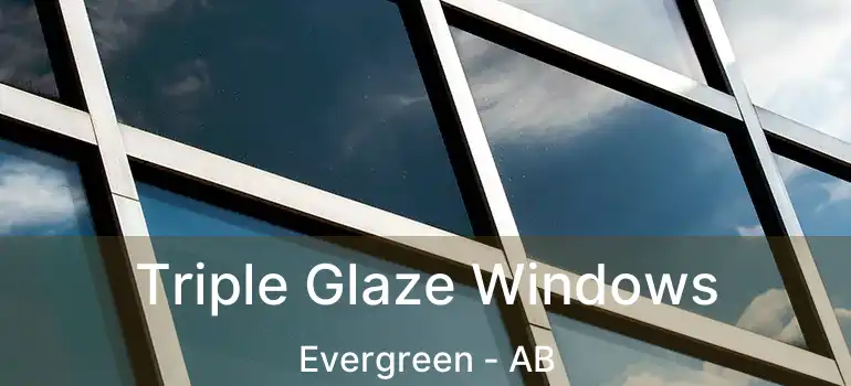  Triple Glaze Windows Evergreen - AB