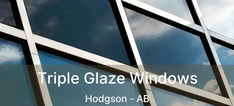  Triple Glaze Windows Hodgson - AB