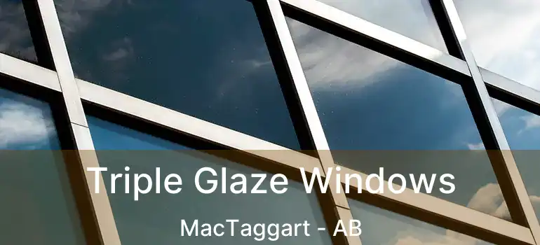  Triple Glaze Windows MacTaggart - AB