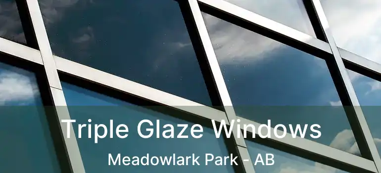  Triple Glaze Windows Meadowlark Park - AB