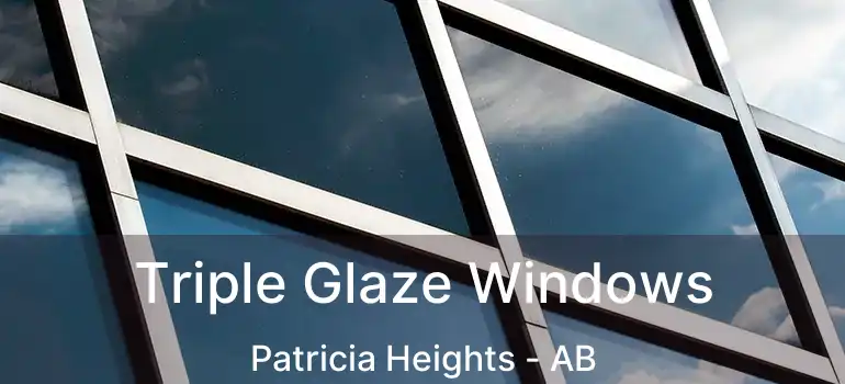  Triple Glaze Windows Patricia Heights - AB