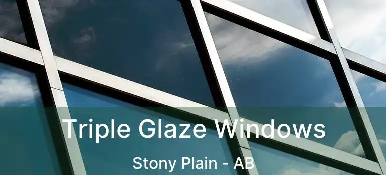  Triple Glaze Windows Stony Plain - AB
