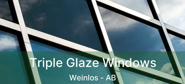  Triple Glaze Windows Weinlos - AB