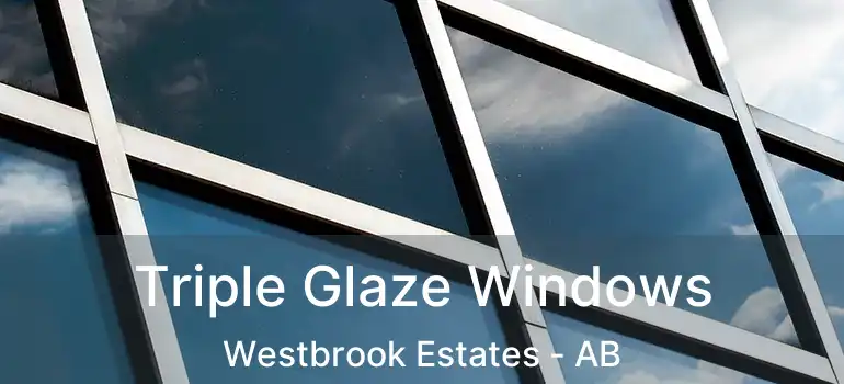  Triple Glaze Windows Westbrook Estates - AB