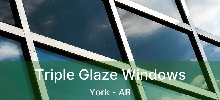  Triple Glaze Windows York - AB