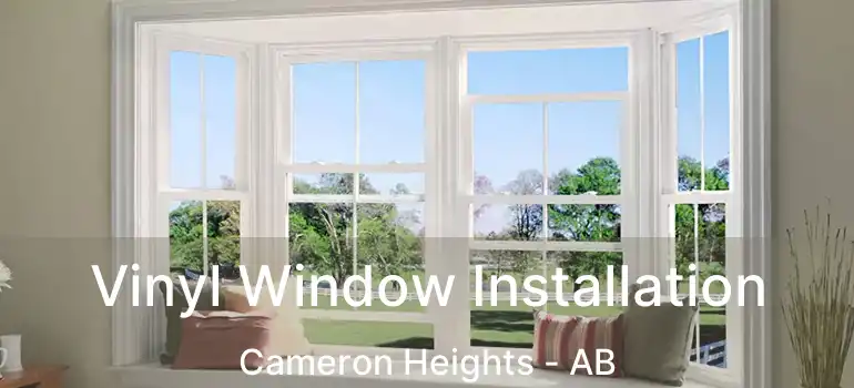  Vinyl Window Installation Cameron Heights - AB