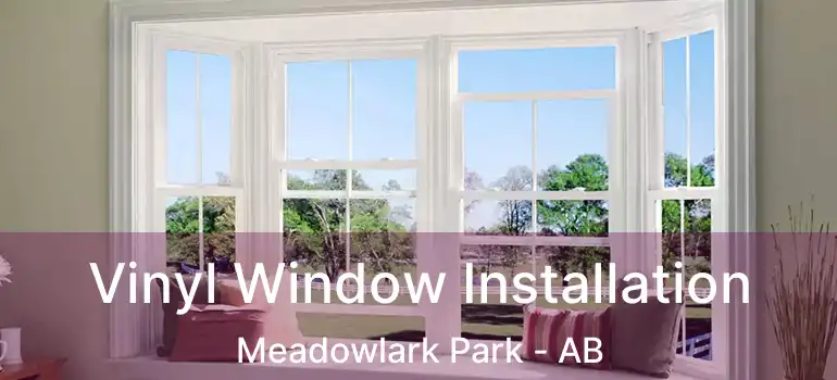 Vinyl Window Installation Meadowlark Park - AB
