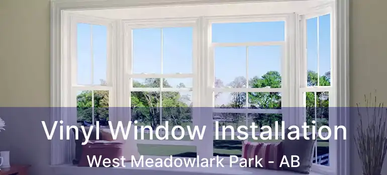  Vinyl Window Installation West Meadowlark Park - AB