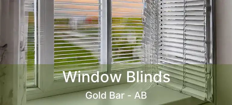  Window Blinds Gold Bar - AB