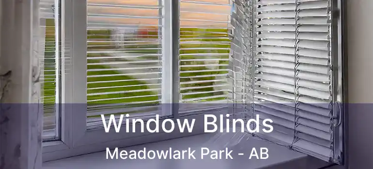  Window Blinds Meadowlark Park - AB