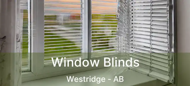  Window Blinds Westridge - AB