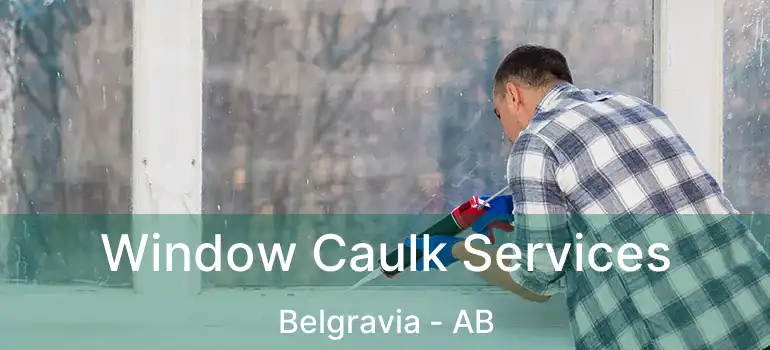  Window Caulk Services Belgravia - AB