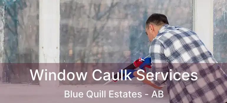  Window Caulk Services Blue Quill Estates - AB
