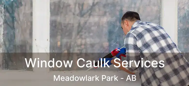  Window Caulk Services Meadowlark Park - AB