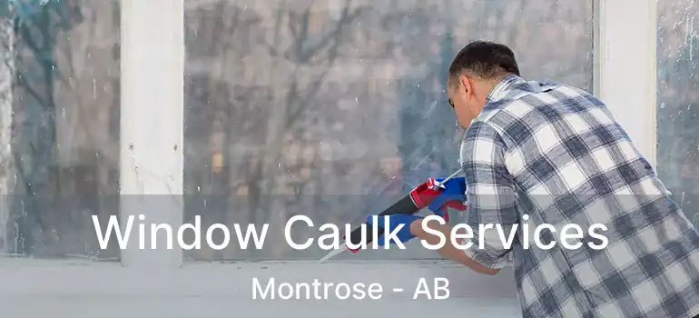  Window Caulk Services Montrose - AB