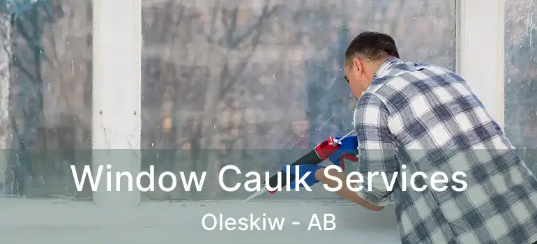  Window Caulk Services Oleskiw - AB