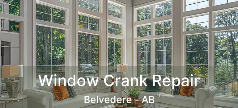  Window Crank Repair Belvedere - AB