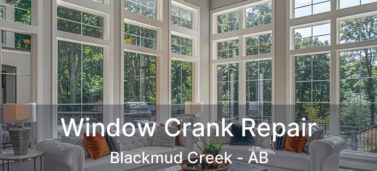  Window Crank Repair Blackmud Creek - AB