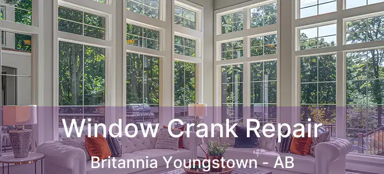  Window Crank Repair Britannia Youngstown - AB