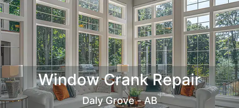  Window Crank Repair Daly Grove - AB