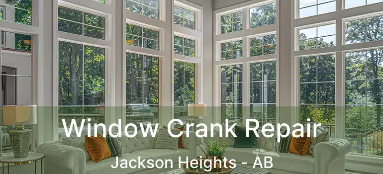  Window Crank Repair Jackson Heights - AB