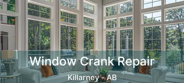  Window Crank Repair Killarney - AB