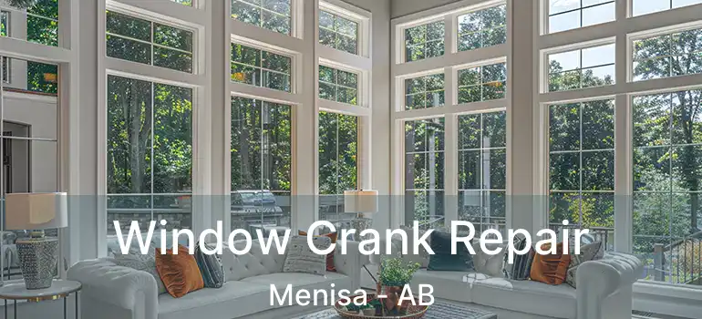  Window Crank Repair Menisa - AB