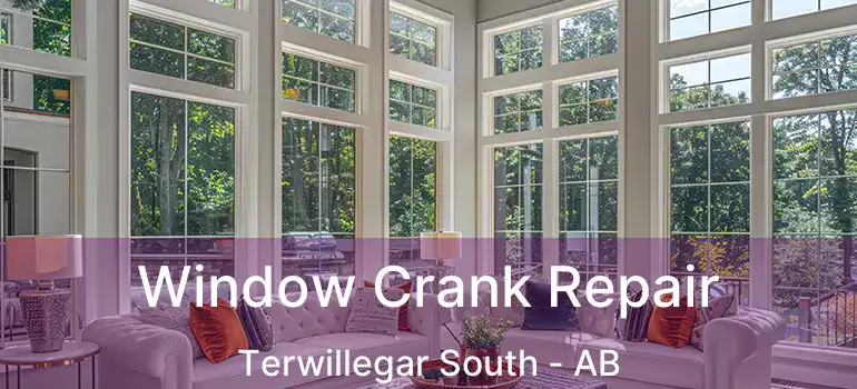  Window Crank Repair Terwillegar South - AB