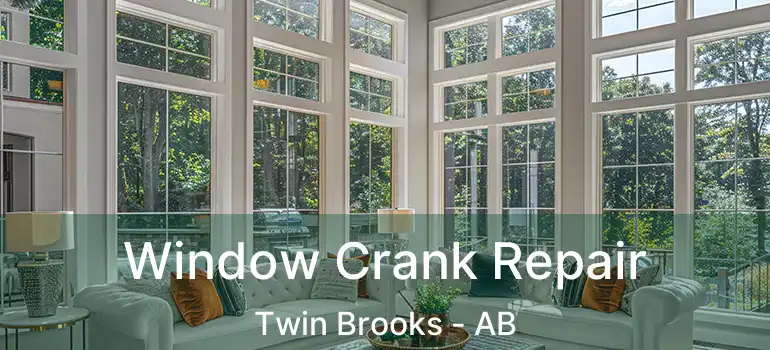  Window Crank Repair Twin Brooks - AB