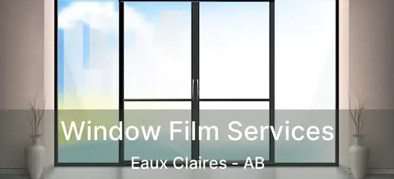  Window Film Services Eaux Claires - AB