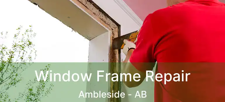  Window Frame Repair Ambleside - AB
