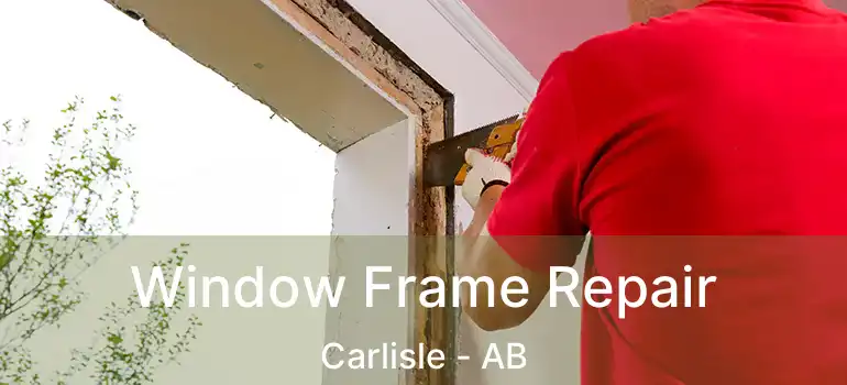  Window Frame Repair Carlisle - AB