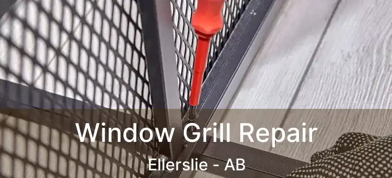  Window Grill Repair Ellerslie - AB