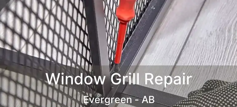  Window Grill Repair Evergreen - AB