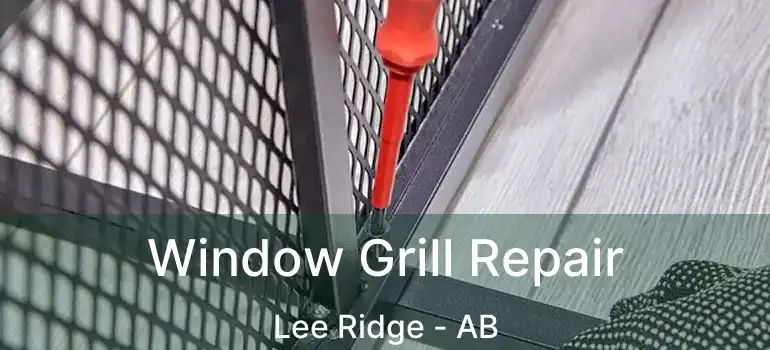  Window Grill Repair Lee Ridge - AB